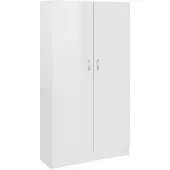 vidaXL Bibliothèque Blanc brillant 82,5x30,5x150 cm Bois d’ingénierie