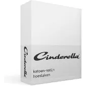 Cinderella Drap-Housse Cinderella White (Satin)-100 x 200 cm