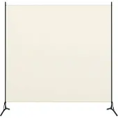 vidaXL Cloison de séparation blanc 175x180 cm tissu
