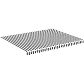 vidaXL Tissu de store anthracite et blanc 4,5x3,5 m