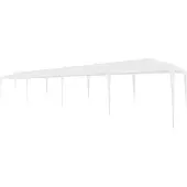 vidaXL Tente de réception 3x12 m PE blanc