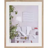 Henzo Cadre photo Moderne - 50x60cm - Marron clair