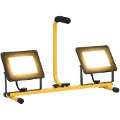 vidaXL -Scheinwerfer mit Griff LED 2x50 W warmes Weiß