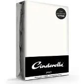 Cinderella Drap housse Cinderella Ivory (Jersey)-180 x 200 cm