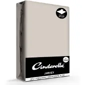 Cinderella Drap Housse Lit Articulé Cinderella Taupe (Jersey)-160 x 200/210 cm