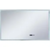 vidaXL Miroir de salle de bain LED avec détecteur de présence et Zeitanzeige 100x60 cm