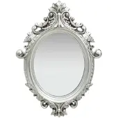 vidaXL Miroir mural style château 56x76 cm Argenté
