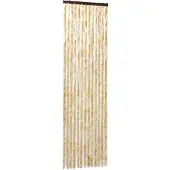 vidaXL Rideau moustiquaire Beige 56x185 cm Chenille