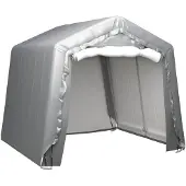 vidaXL Tente de stockage 240x240 cm Acier gris