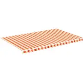 vidaXL Toile de store jaune et orange 5x3 m