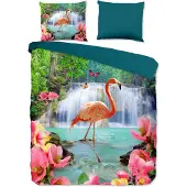 Pure Housse de couette FLAMINGO 240x200/220 cm