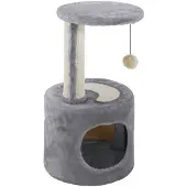 Ferplast 4010 Flat Post Cat Tree Gris
