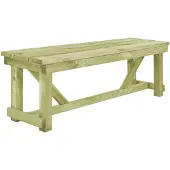 vidaXL Banc de jardin 140 cm Bois de pin imprégné