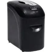 vidaXL Déchiqueteuse de papier 10 feuilles à micro-coupe Noir