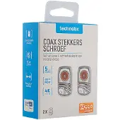 Technetix Set F-connecteurs 4G/LTE-Proof [ZIGGO suitable] -