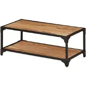 vidaXL Table basse 90x45x35 cm en bois massif d'acacia