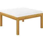 vidaXL Tabouret de jardin avec revêtement en bois massif d'acacia