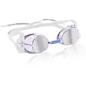 Malmsten Swedish Jewel Mirror Swimming Goggles Violet