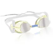 Malmsten Swedish Jewel Mirror Swimming Goggles Blanc