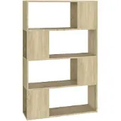 vidaXL Bibliothèque/Séparateur de pièce Chêne Sonoma 80x24x124,5 cm
