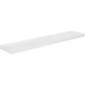 vidaXL Étagère murale flottante Blanc brillant 120x23,5x3,8 cm MDF