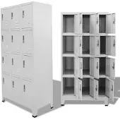 vidaXL Armoire à casier avec 12 compartiments 90x45x180 cm