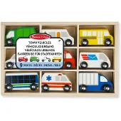 Melissa & Doug Véhicules Urbains En Bois