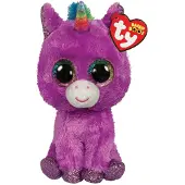 TY Beanie Boo's Rosette Unicorn, 15cm