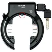 Axa Antivol à anneau fixe noir - 14 cm - ART2