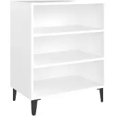 vidaXL Sideboard blanc 57x35x70 cm bois composite
