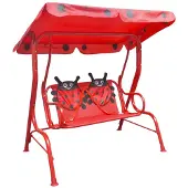 vidaXL Balancelle hollywoodienne pour enfants rouge