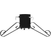 vidaXL Support de sapin de Noël Noir 58x58x21 cm