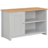 vidaXL Meuble TV Gris 95 x 39 x 58 cm