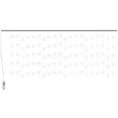 vidaXL Light Cord Vorhangsterne mit 500 LEDs 8 Funktionen Multi -Colored