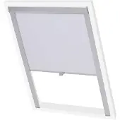 vidaXL Store d'obscurcissement blanc MK06