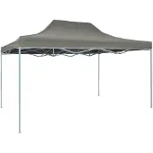 vidaXL Tente de réception pliable 3x4 m Acier Anthracite