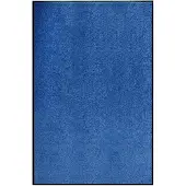 vidaXL Paillasson lavable Bleu 120x180 cm