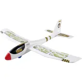 Haba Planeur main Terra Kids Maxi avec r glage Boomerang - Avion en polystyr ne robuste de 22 pouces facile assembler avec d calcomanies