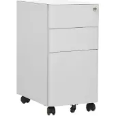 vidaXL Classeur mobile Gris clair 30x45x59 cm Acier