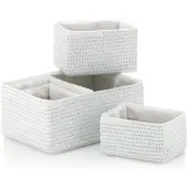 kela Boîtes de Rangement Kela Rimossa White (set de 5)