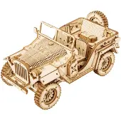 Rokr Puzzle en bois Jeep Willys
