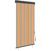 vidaXL Store extérieur 100 x 250 cm jaune et bleu
