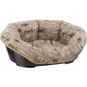 Ferplast corbeille pour chiens et chats avec coussin 52 cm beige