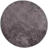 vidaXL Tapis lavable antidérapant φ120 cm gris