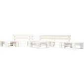 vidaXL Ensemble de salon en bois pour palettes, 6 pièces, blanc