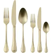 Sambonet Royal Antique Couverts 36pcs. en acier inoxydable/PVD champagne Vh. S0201-S00549-S0044 52663P83 /Déstockage jusqu'à épuisement des stocks