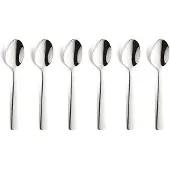 Amefa Ensemble de cuillères à café de taille moyenne 6 pcs Moderno