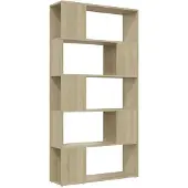 vidaXL Bibliothèque de séparation Chêne sonoma 80x24x155 cm
