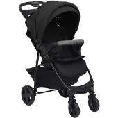 vidaXL Poussette 2 en 1 Anthracite Acier