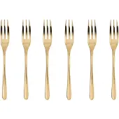 Sambonet Taste PVD 6 D Fourchettes à Douceur Or Poli